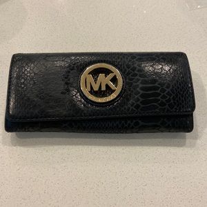 Michael Kors Black Leather Wallet